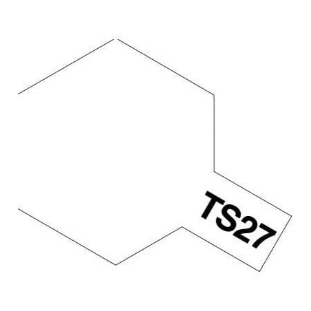 Vernici acriliche TS 100ml TAMIYA - TAMIYA PAINT TS27 WHITE MAT - FLASH RC
