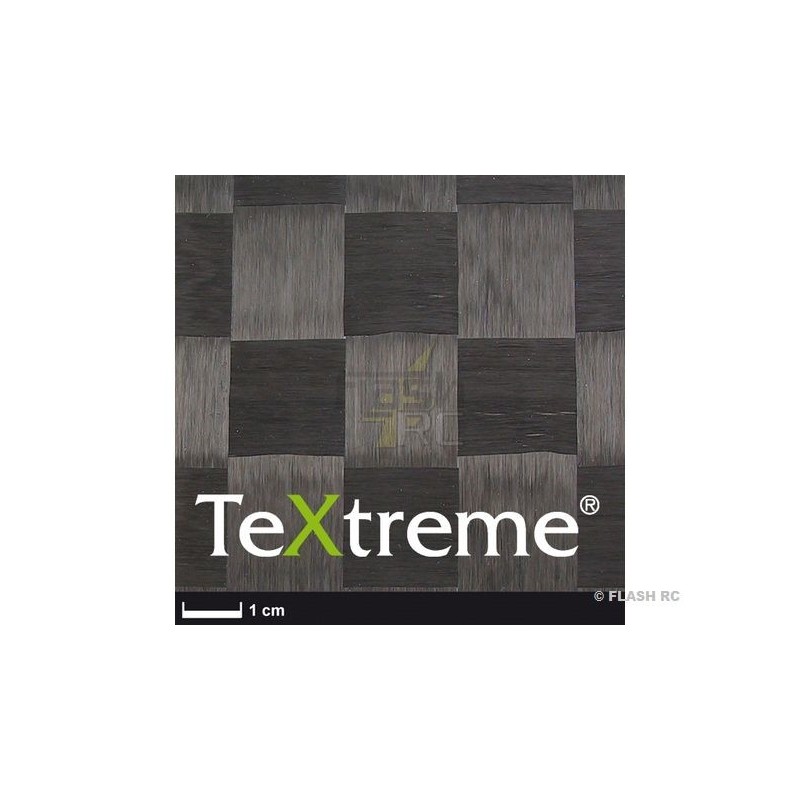 Tessuto TeXtreme® Carbon (tessuto Spread Tow) 80 g/m² tinta unita - 1m x 1m