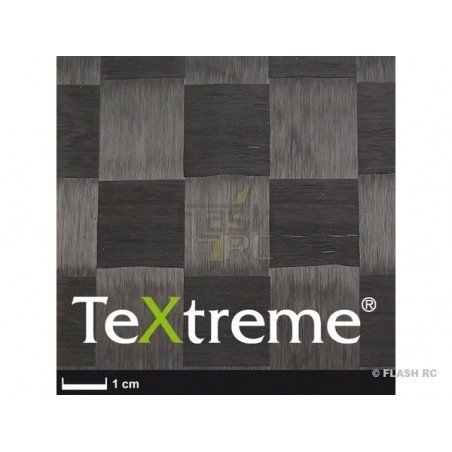 Tejido TeXtreme® Carbon (Spread Tow Fabric) 80 g/m² liso - 1m x 1m