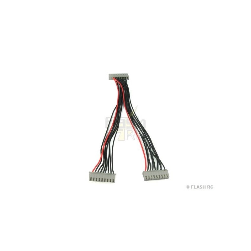 Accesorios para cargadores - Cable de equilibrado doble 9 pines -> 11 pines Icharger - FLASH RC