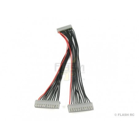 Accessoires chargeurs - Cordon équilibrage double 11 pins -> 11 pins Icharger - FLASH RC