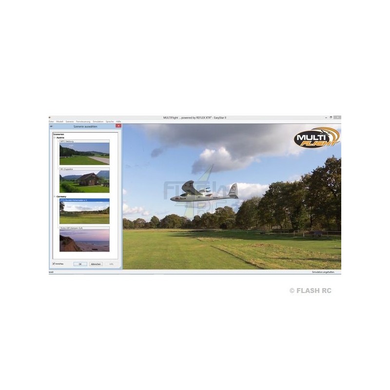 Flugsimulatoren - Multiflight PLUS + Smart SX 6 (2+4 Modus) Multiplex Simulator - FLASH RC