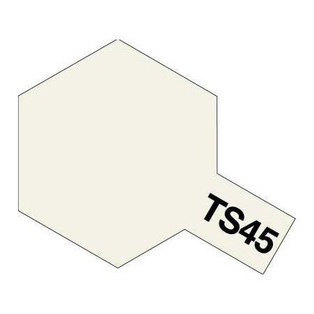 Pinturas acrílicas TS 100ml TAMIYA - TAMIYA PAINT TS45 WHITE NACRE - FLASH RC