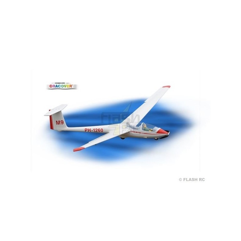 RC-Motorsegler - Motorsegler ASK-21 ca.3.20m ARF 1/5e Phoenix Model - FLASH RC
