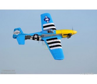 Warbirds RC - Modelo de avión VQ P-51D Obsession 46 ARF aprox.1.52m - FLASH RC