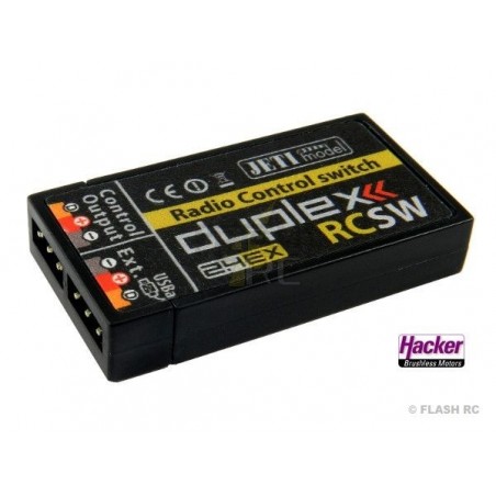 Interruptores electrónicos / magnéticos - Interruptor Duplex 2.4EX RCSW Jeti - FLASH RC