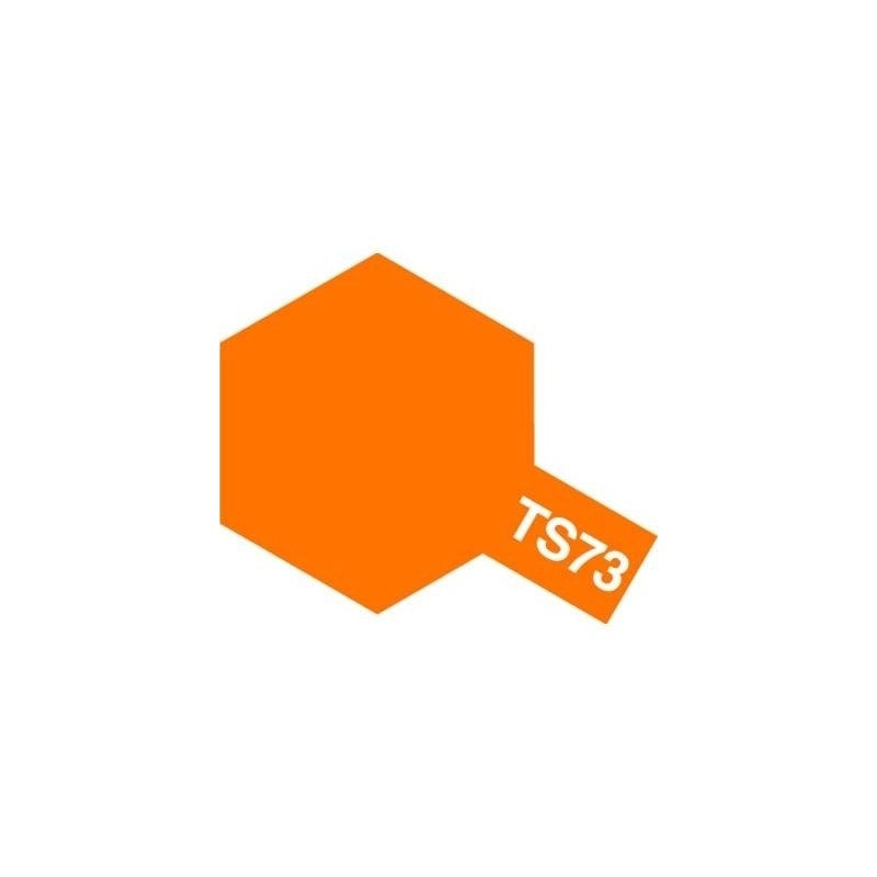 Vernici acriliche TS 100ml TAMIYA - TAMIYA PAINT TS73 TRANSLUCENT ORANGE - FLASH RC