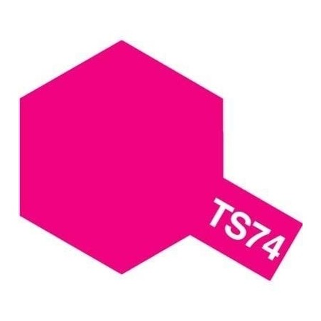 Acrylic paints TS 100ml TAMIYA - TAMIYA PAINT TS74 RED TRANSLUCENT - FLASH RC