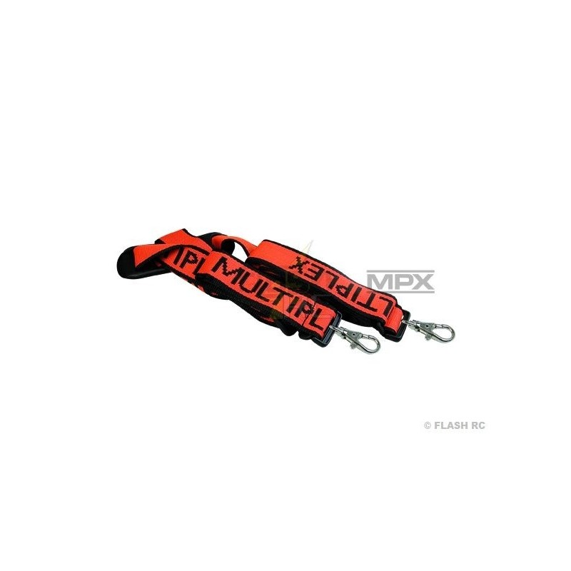 Correas, ganchos, soportes - Correa cruzada de confort para Profi TX Multiplex - FLASH RC