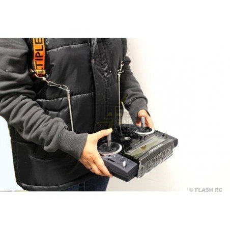 Correas, ganchos, soportes - Correa cruzada de confort para Profi TX Multiplex - FLASH RC