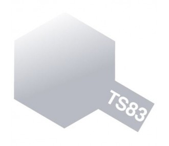 Acrylic paints TS 100ml TAMIYA - TAMIYA PAINT TS83 SILVER METAL - FLASH RC