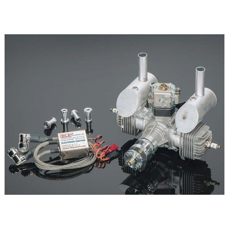 Motori a benzina - Motore a benzina a 2 tempi DLE-40 - Motori Dle - FLASH RC