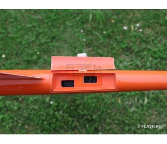 RC Motorgliders - E-Typhoon all fiber approx.2.00m orange and black RCRCM - FLASH RC 2