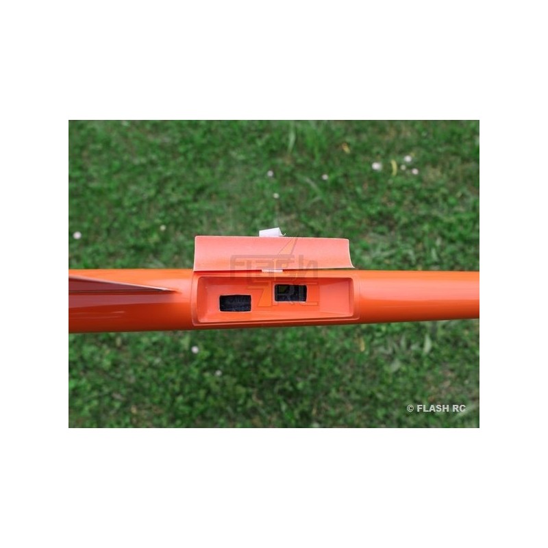 Motoplaneurs RC - E-Typhoon tout fibre env.2.00m orange et noir RCRCM - FLASH RC