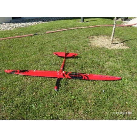 Motoalianti RC - E-Typhoon tutta fibra circa 2,00m rosso e nero RCRCM - FLASH RC