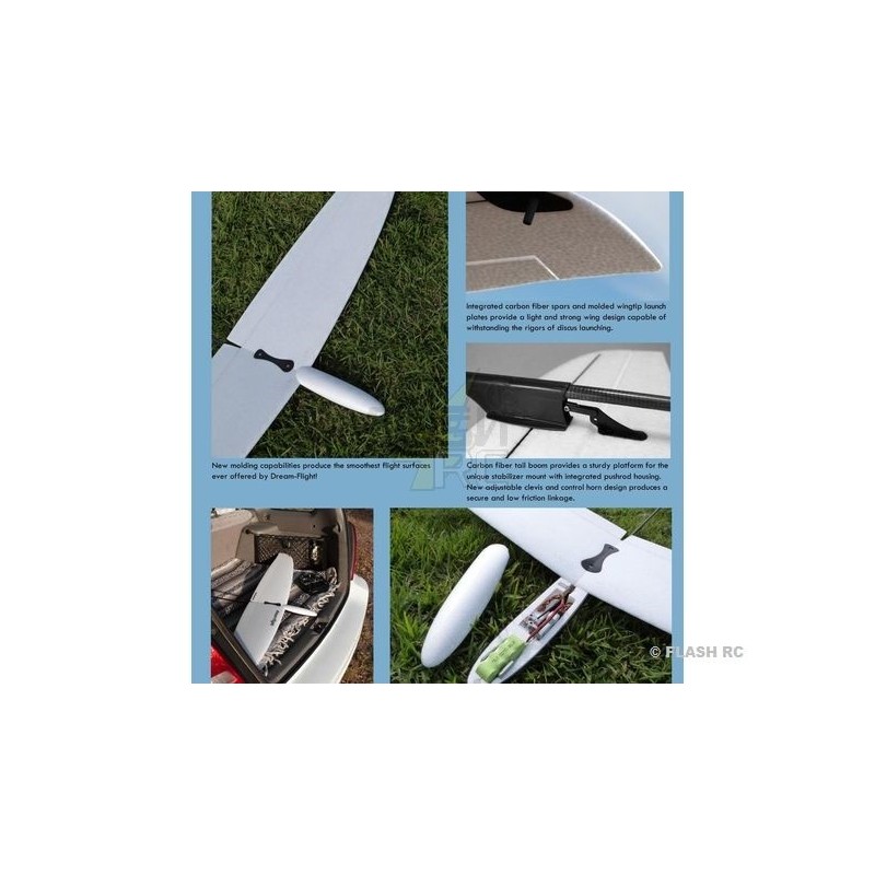 RC-Segelflugzeuge - Libelle F3K ca.1,20m DREAM FLIGHT - FLASH RC