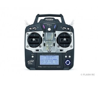 Radiocomandi - Radio Futaba T10J 10/8/0 2.4Ghz T-FHSS + R3008SB Mode 2 - FLASH RC