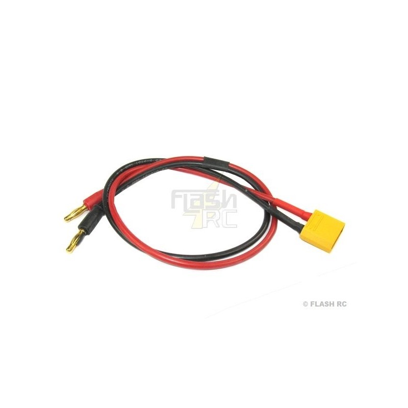 Pour batteries de propulsion - Cordon de charge XT90  Ø4mm L:50cm Muldental - FLASH RC