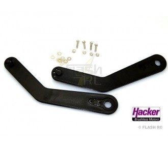 Piezas para Paramotores RC / Parapentes RC - Brazos de plástico resistente para Para RC (2 uds) Hacker - FLASH RC