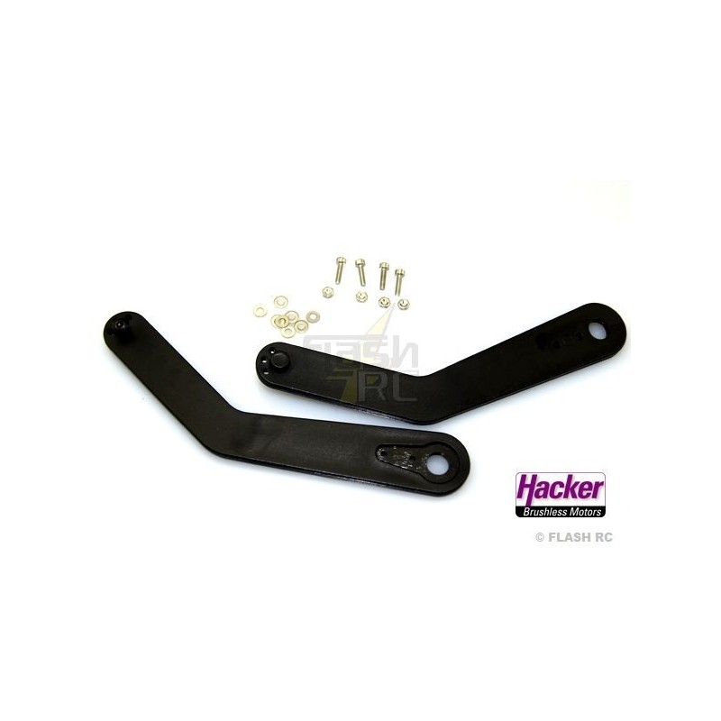 Pièces pour Paramoteurs RC / Parapentes RC - Bras plastique ultra résistants pour Para RC (2 pcs) Hacker - FLASH RC