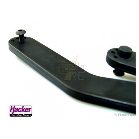 Piezas para Paramotores RC / Parapentes RC - Brazos de plástico resistente para Para RC (2 uds) Hacker - FLASH RC