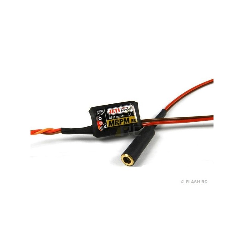 Otros módulos y telemetría - Sensor óptico de velocidad del motor dúplex MRPM Jeti - FLASH RC