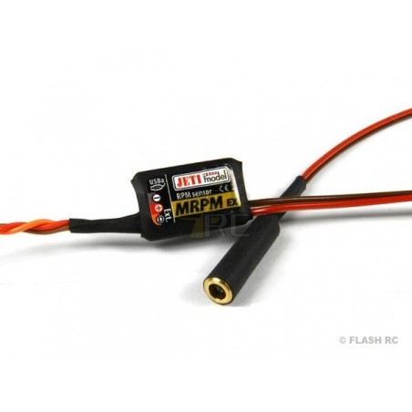 Autres modules & télémétrie - Capteur optique vitesse rotation moteur Duplex MRPM Jeti - FLASH RC