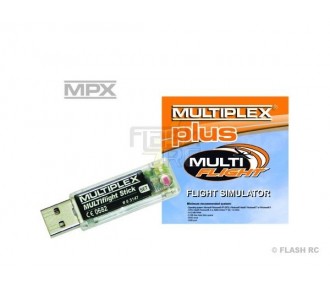 Flight Simulators - Multiflight PLUS Simulator + M-Link Stick MULTPLEX - FLASH RC