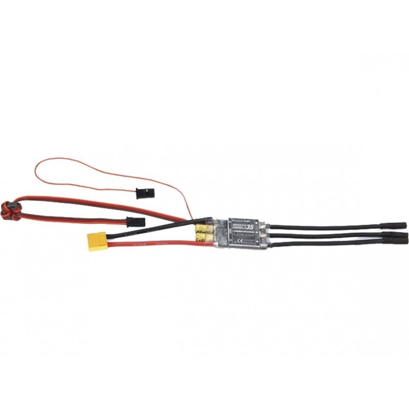 Brushless - Brushless Controller 35A XT60 + Telemetrie BEC 5.0 - 8.0V Graupner - FLASH RC