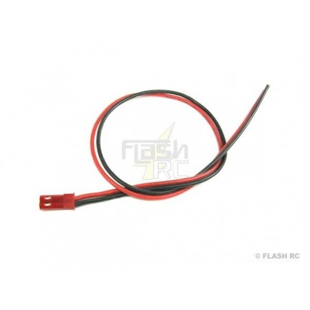 Cavi per batterie, motori, ecc... - JST-BEC maschio 0,5mm², 30cm qualità tedesca Muldental - FLASH RC