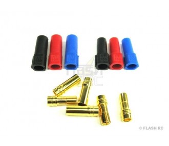 AS150 / XT150 socket - XT150 socket (6mm) 3x male / 3x female Muldental - FLASH RC