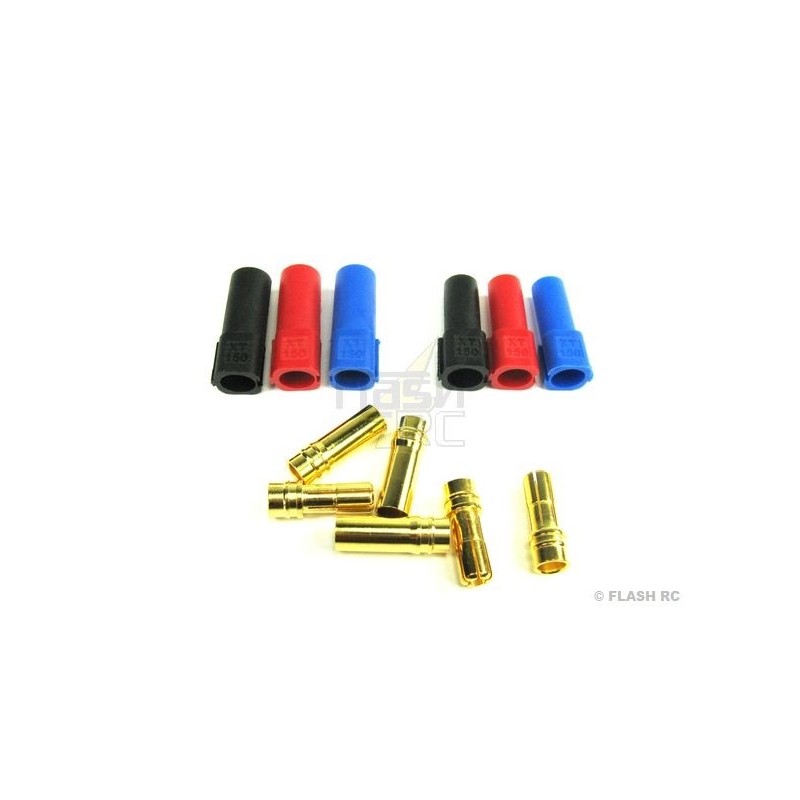 Prise AS150 / XT150 - Prise XT150 (6mm) 3x male / 3x femelle Muldental - FLASH RC