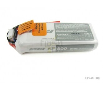RC aircraft propulsion batteries - Dualsky battery, lipo 2S 7.4V 800mAh 25C jst-bec plug - FLASH RC 2