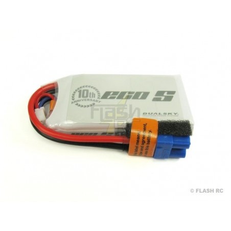 Batterie di propulsione per aerei RC - Batteria Dualsky, lipo 2S 7.4V 1300mAh 25C presa XT60 - FLASH RC