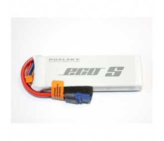 Antriebsbatterien für RC-Flugzeuge - Dualsky Batterie, lipo 2S 7.4V 2700mAh 25C Stecker XT60 - FLASH RC
