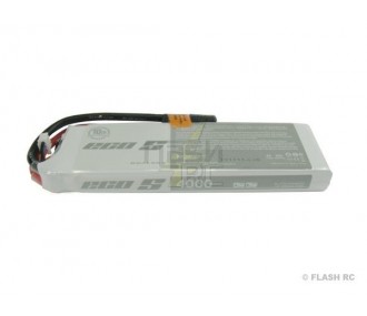 Baterías de propulsión de aviones RC - Batería Dualsky, lipo 2S 7.4V 4000mAh 25C toma XT60 - FLASH RC 2