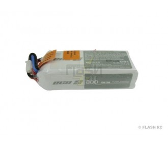 Batterie per la propulsione di aerei RC - Batteria Dualsky ECO S, lipo 3S 11.1V 800mAh 25C jst-bec plug - FLASH RC 2