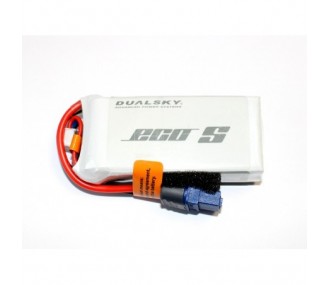 Batterie di propulsione per aerei RC - Batteria Dualsky ECO S, lipo 3S 11.1V 1300mAh 25C presa XT60 - FLASH RC