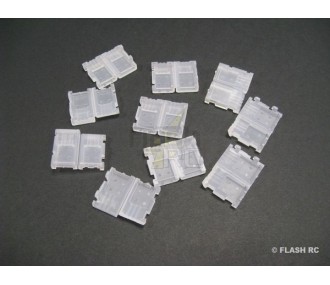 Clips pour Prises équilibrage JST-XH  batterie 2S (10 pcs) - FLASH RC