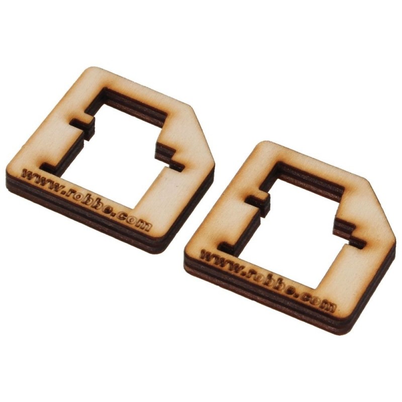 Supporti di precisione per servi - Supporti (1 coppia) Robbe FS 133 BB MG - FLASH RC