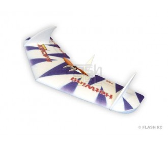 Aile volante Hotwing 750 bleue ARF Hacker ModeL - FLASH RC