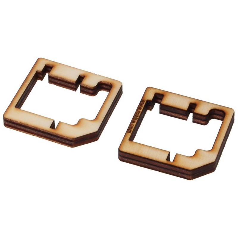Supporti di precisione per servi - Supporti (1 coppia) Robbe FS 166 BB MG - FLASH RC