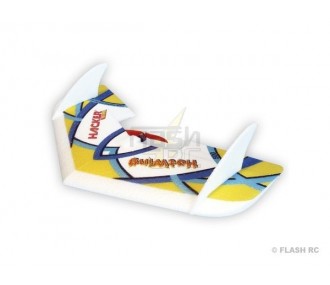 Avion Hacker Model Aile volante Hotwing 500 Mini jaune ARF - FLASH RC