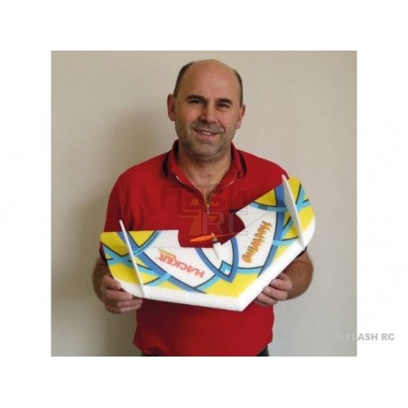 RC Flying Wings - Hotwing 500 Mini ARF Amarillo Hacker ModeL - FLASH RC