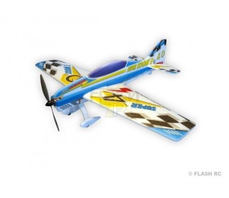 Avion Hacker model Super Zoom 2 bleu ARF env.1.00m - FLASH RC