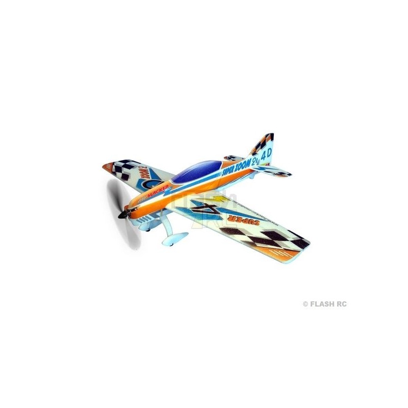 RC-Kunstflugzeuge - Flugzeug Hacker model Super Zoom 2 orange ARF ca.1.00m - FLASH RC