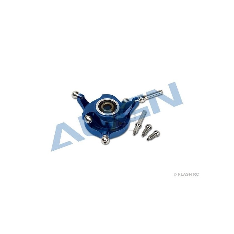 T-REX 450 PRO/DFC - H45H007XN - Plateau cyclique métal bleu - T-REX 450 DFC Align - FLASH RC