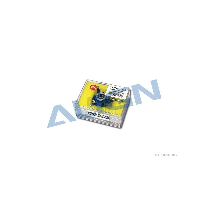T-REX 450 PRO/DFC - H45H007XN - Taumelscheibe Metall blau - T-REX 450 DFC Align - FLASH RC