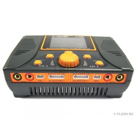 Ladegeräte - Ladegerät 406DUO 1400W 12V Icharger - FLASH RC