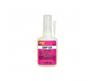 Pegamento para madera/invernaderos - ZAP CA - Cyano fluid - 14 gr PACER - FLASH RC